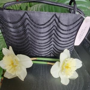 VICTORIA'S SECRET Tiny black Beaded purse. Nwt*